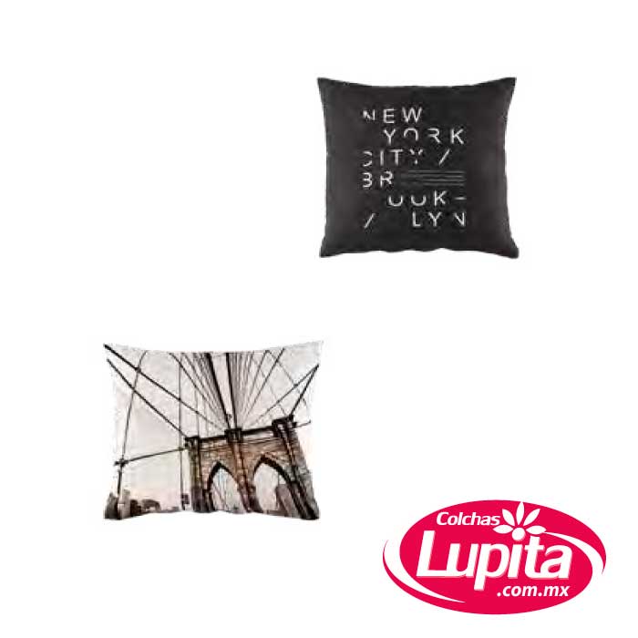COJIN BROOKLYN Vianney Hogar Colchas Lupita